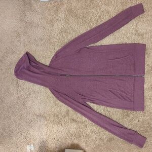 Purple tunic hoodie